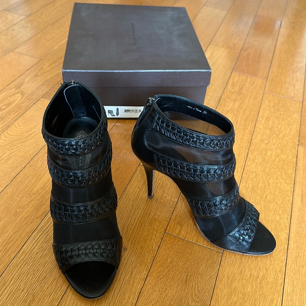 Ellie Tahari leather shoes.